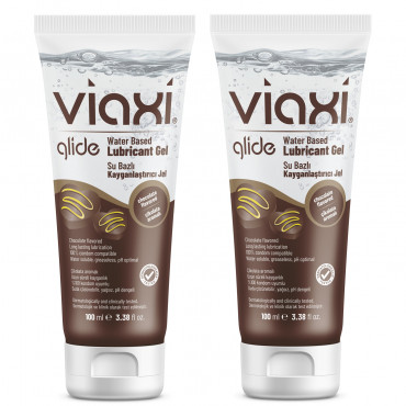 Viaxi Glide Çikolatalı Kayganlaştırıcı Jel 100 ml (2 Adet)