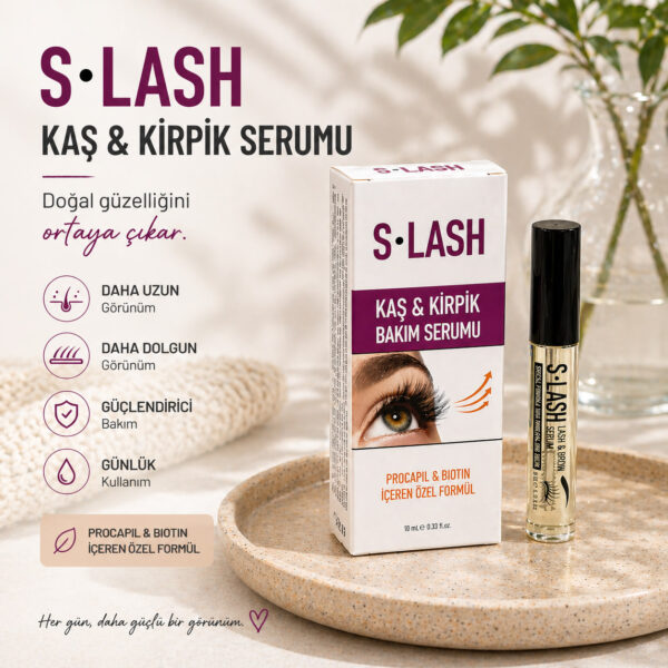 kas-kirpik-bakimi S-Lash Kaş ve Kirpik Bakım Serumu 10 ml.