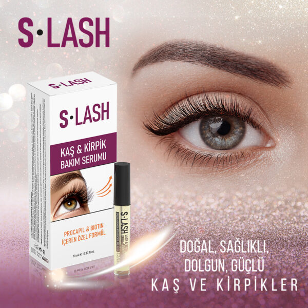 s_lash3 S-Lash Kaş ve Kirpik Bakım Serumu 10 ml.