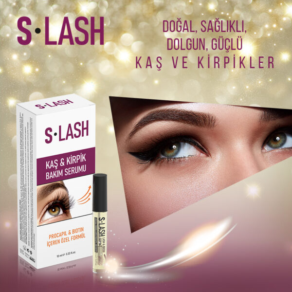 s_lash4 S-Lash Kaş ve Kirpik Bakım Serumu 10 ml.
