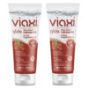 Viaxi_Cilekli_Kayganlastirici_2li Viaxi Çilekli Kayganlaştırıcı Jel 100 ml.
