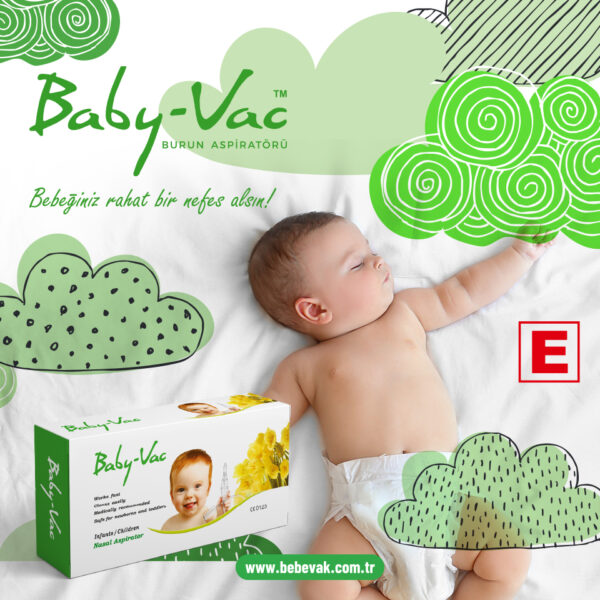 baby_vac12020 Baby-Vac Burun Aspiratörü, Elektrik Süpürgesi İle Çalışır.
