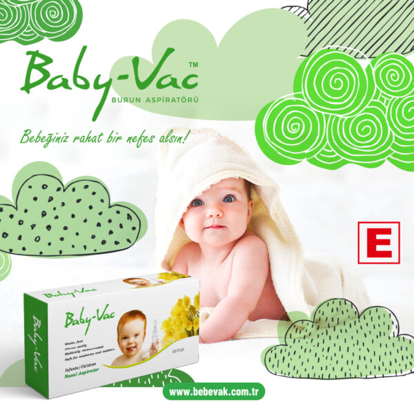 baby_vac4 Baby-Vac Burun Aspiratörü, Elektrik Süpürgesi İle Çalışır.