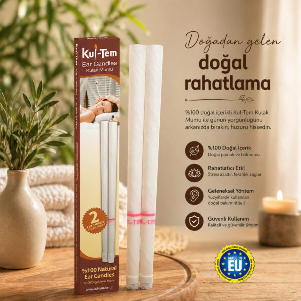 Kul-Tem Kulak Mumu (1 Çift)