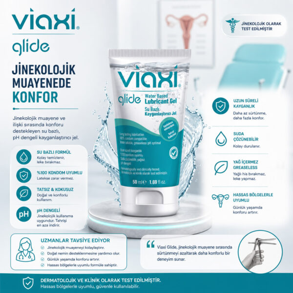 Viaxi Glide Doğal Kayganlaştırıcı Jel 50 ml
