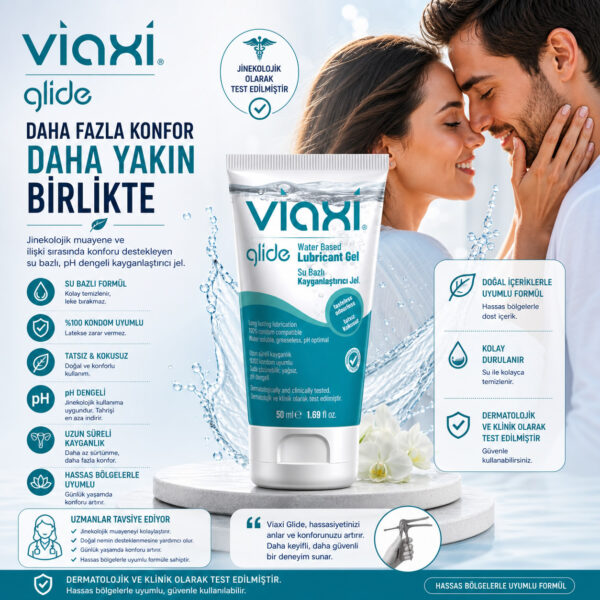 Viaxi Glide Doğal Kayganlaştırıcı Jel 50 ml