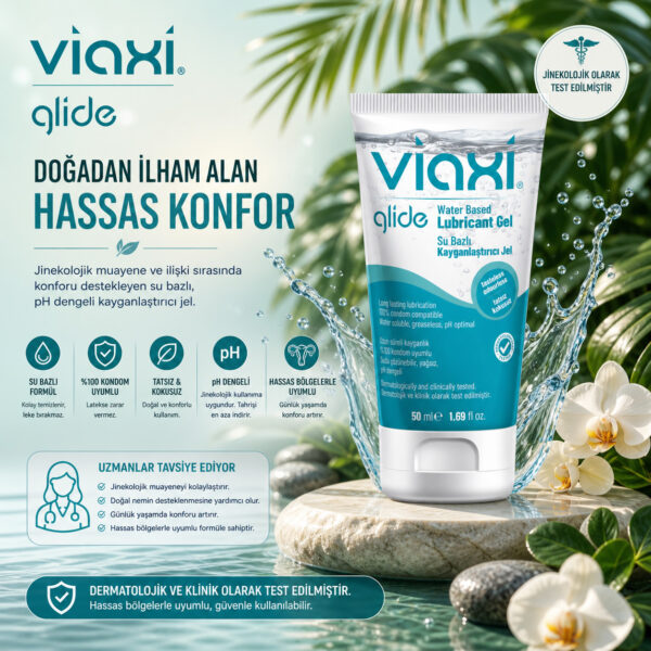 Viaxi Glide Doğal Kayganlaştırıcı Jel 50 ml