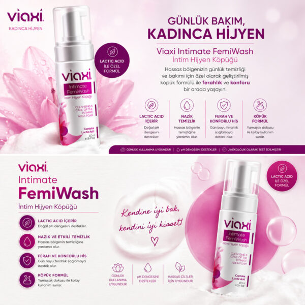 Viaxi Intimate FemiWash İntim Köpük 100 ml.