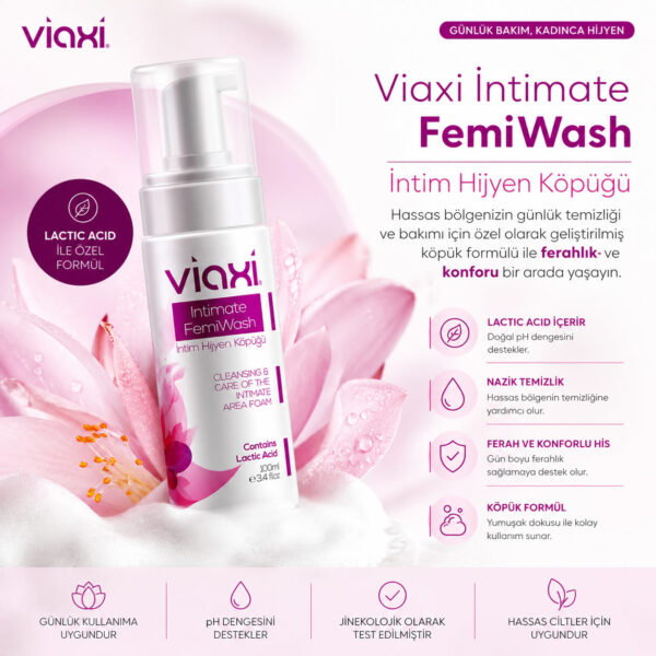 Viaxi Intimate FemiWash İntim Köpük 100 ml.
