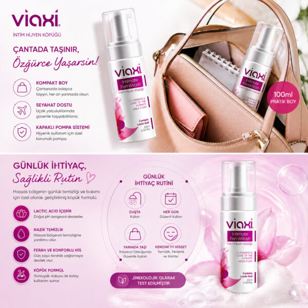 Viaxi Intimate FemiWash İntim Köpük 100 ml.