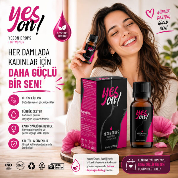 Yeson Drops For Women 15 ml. Kadınlar İçin