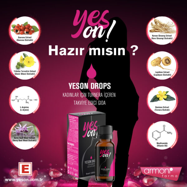 yeson_insta Yeson Drops For Women 15 ml. Kadınlar İçin