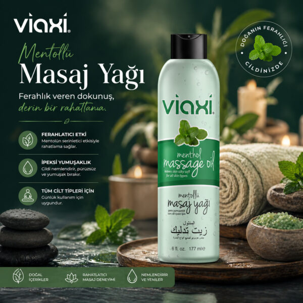 Viaxi Mentöllü Masaj Yağı ile Ferahlığı Keşfet!